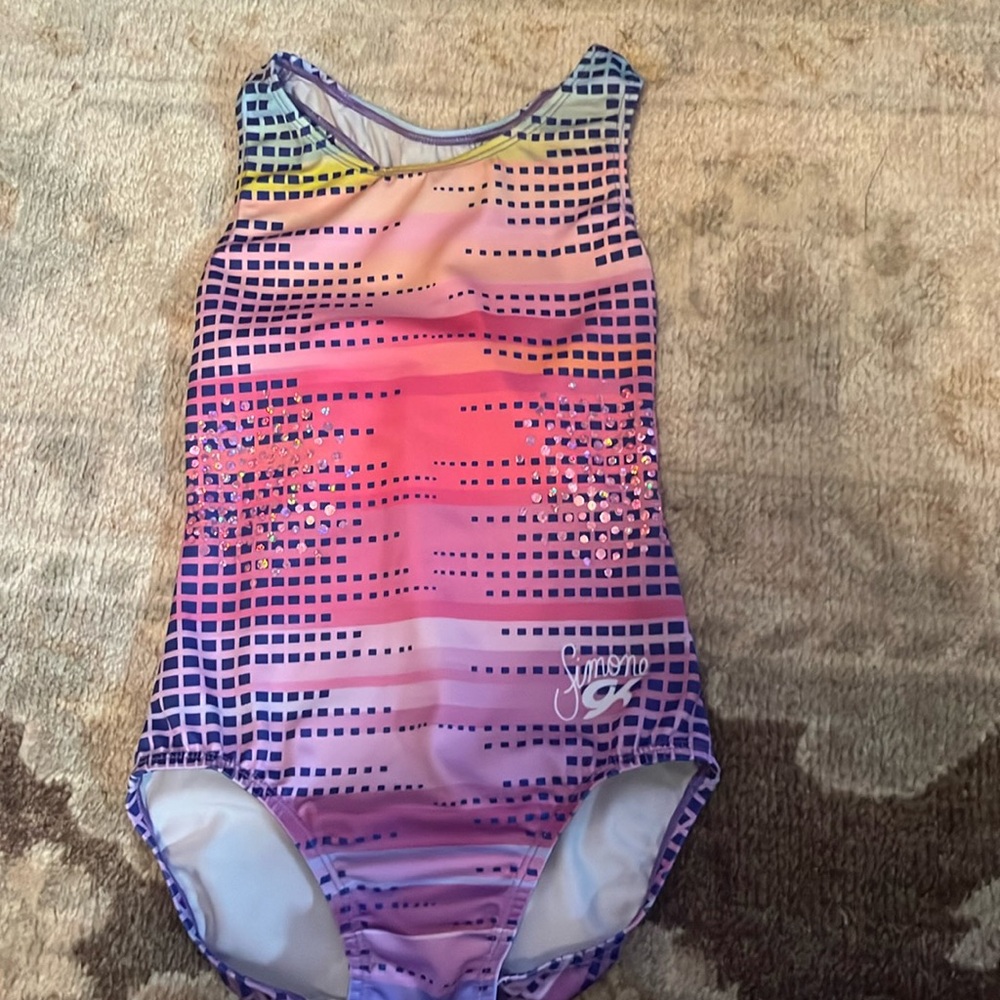 Multi color gymnastics Leotard